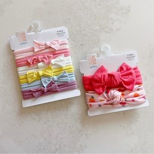 Carter’s NEW with TAGS! 2 Packs of Headbands for baby girl